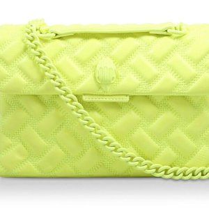 Kurt Geiger London Kensington Leather Crossbody Bag  Yellow